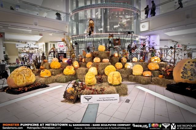 Monster Pumpkin Display