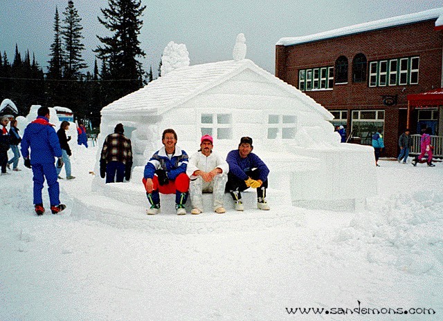 Log Cabin BC Snow Carving Championships 1993 Peoples Choice