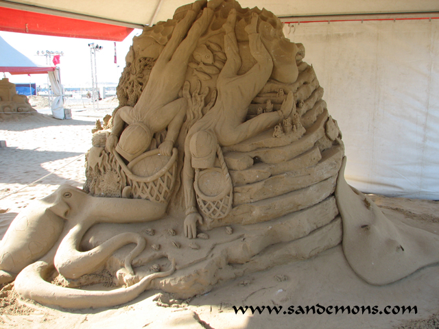 Qatar Marine Festival - Sand Sculpture Event