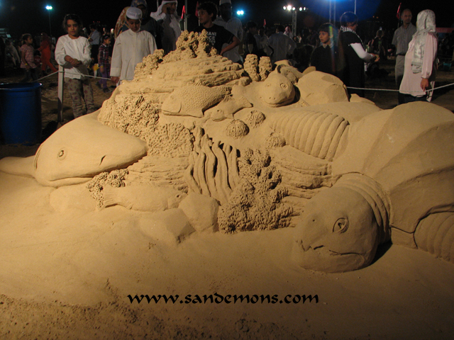 Qatar Marine Festival - Sand Sculpture Event