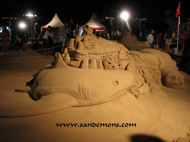 Qatar Marine Festival - Sand Sculpture Event