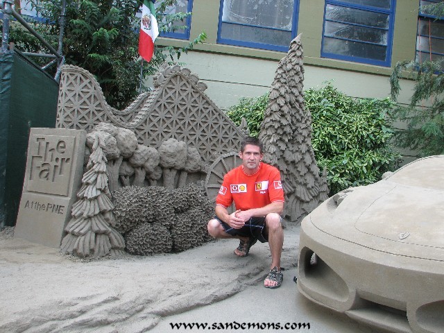 PNE Demonstration Sand Sculpture